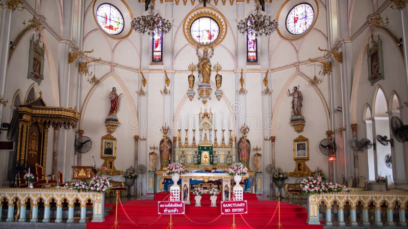 我们的夫人Cathedral诞生是名字给出一个宗教大厦 图库摄影